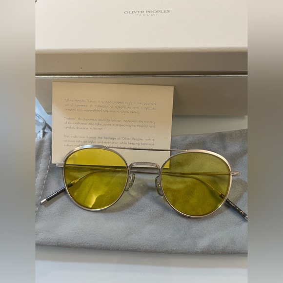 THE TAKUMI Oliver Peoples TK-2 Sun 47mm MSRP$671Kristen Stewart's Fav